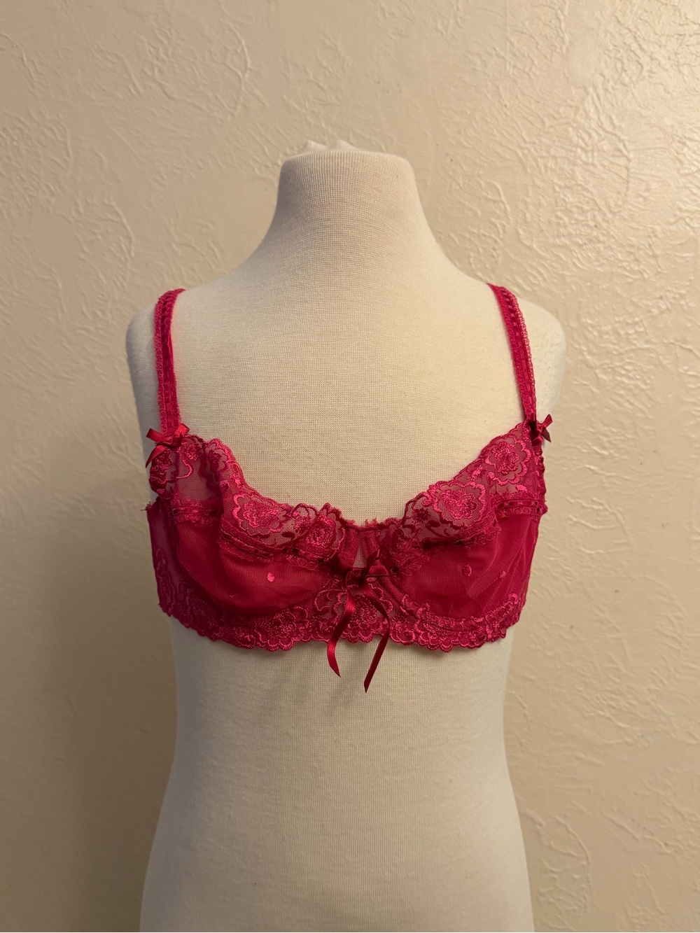Adore me Bra in Deep Pink